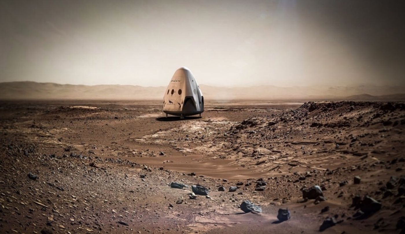 Elon Musk says that the Red Drgaon capsule will not be used for manned missions to Mars. Instead, something 'vastly bigger' will need to be made.