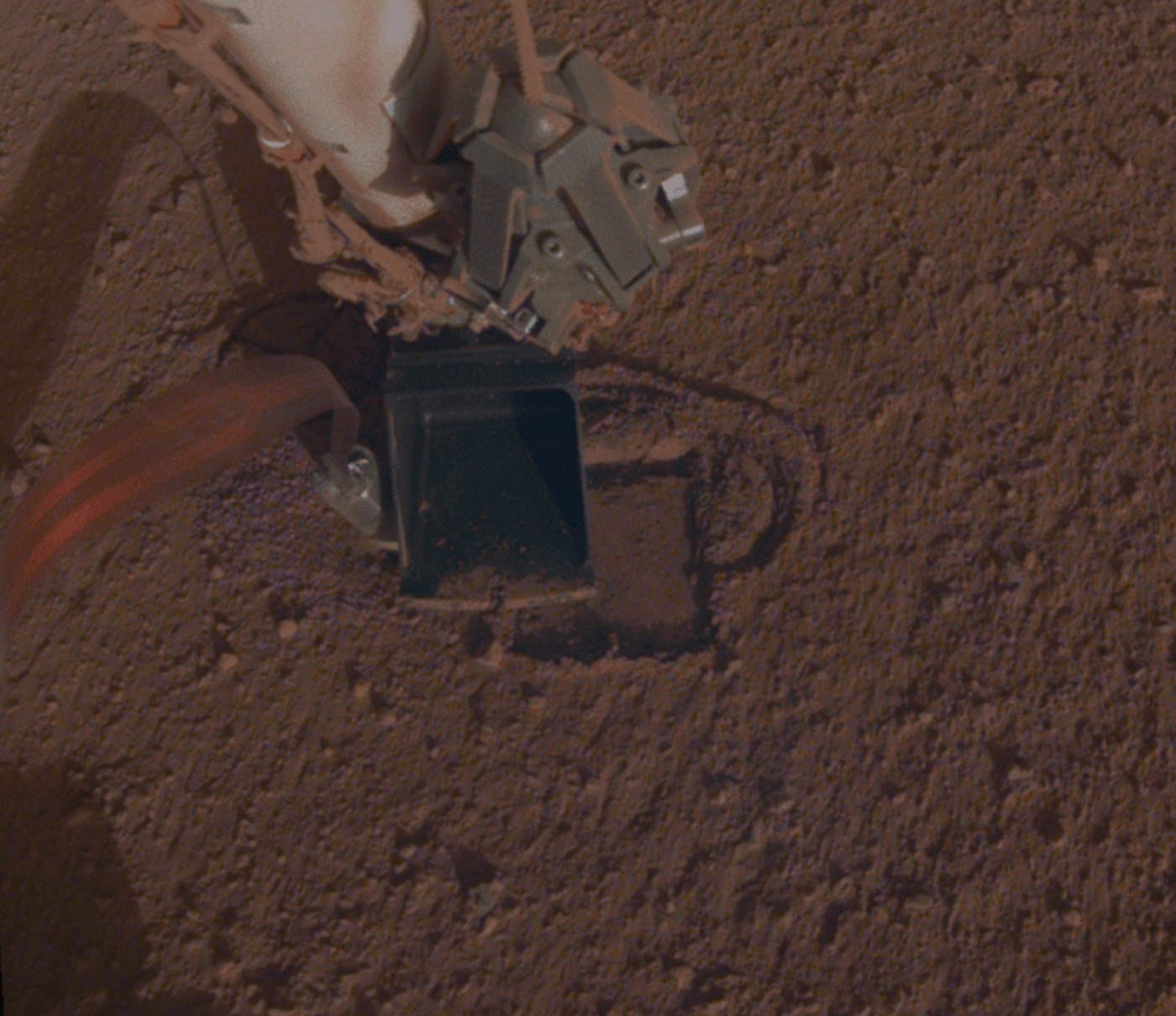 InSight's Mole has successfully dug another two centimeters this week with the help of the lander's robotic arm.
