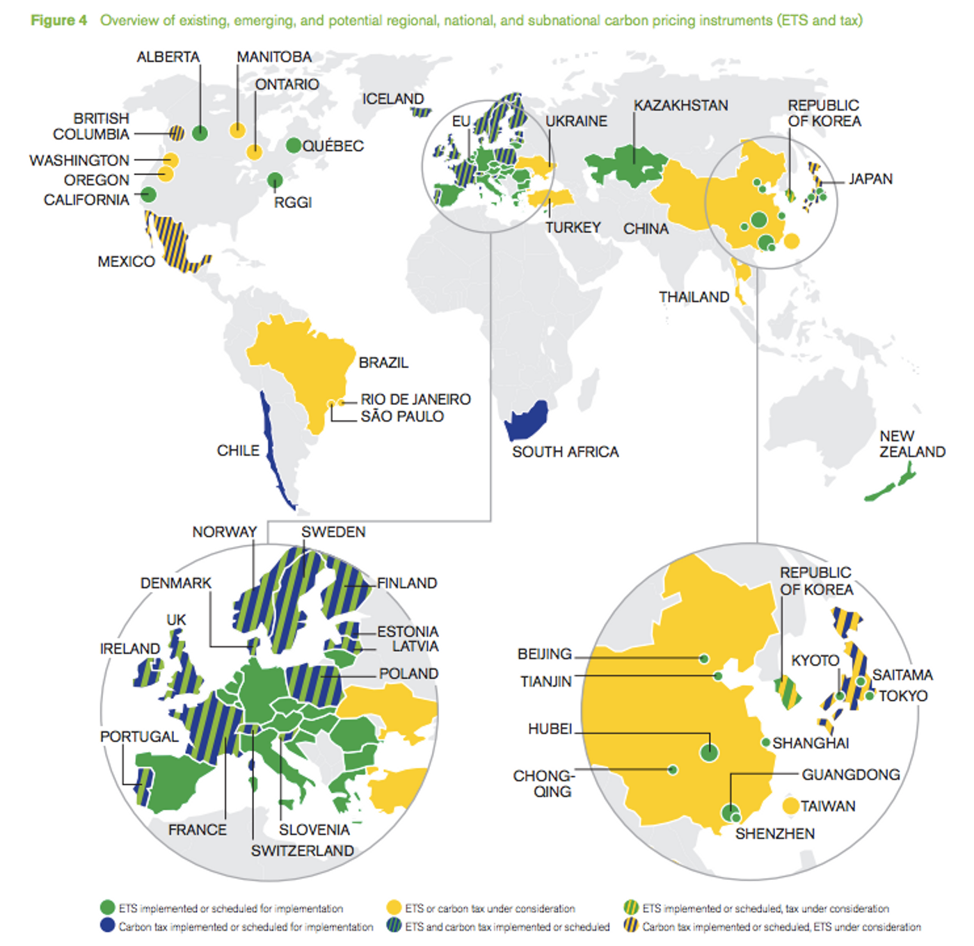 Where do carbon taxes exist? Photo: Carbon Tax