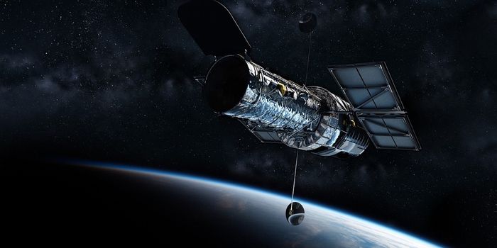 The Hubble Space Telescope was built on Earth and then sent to space.