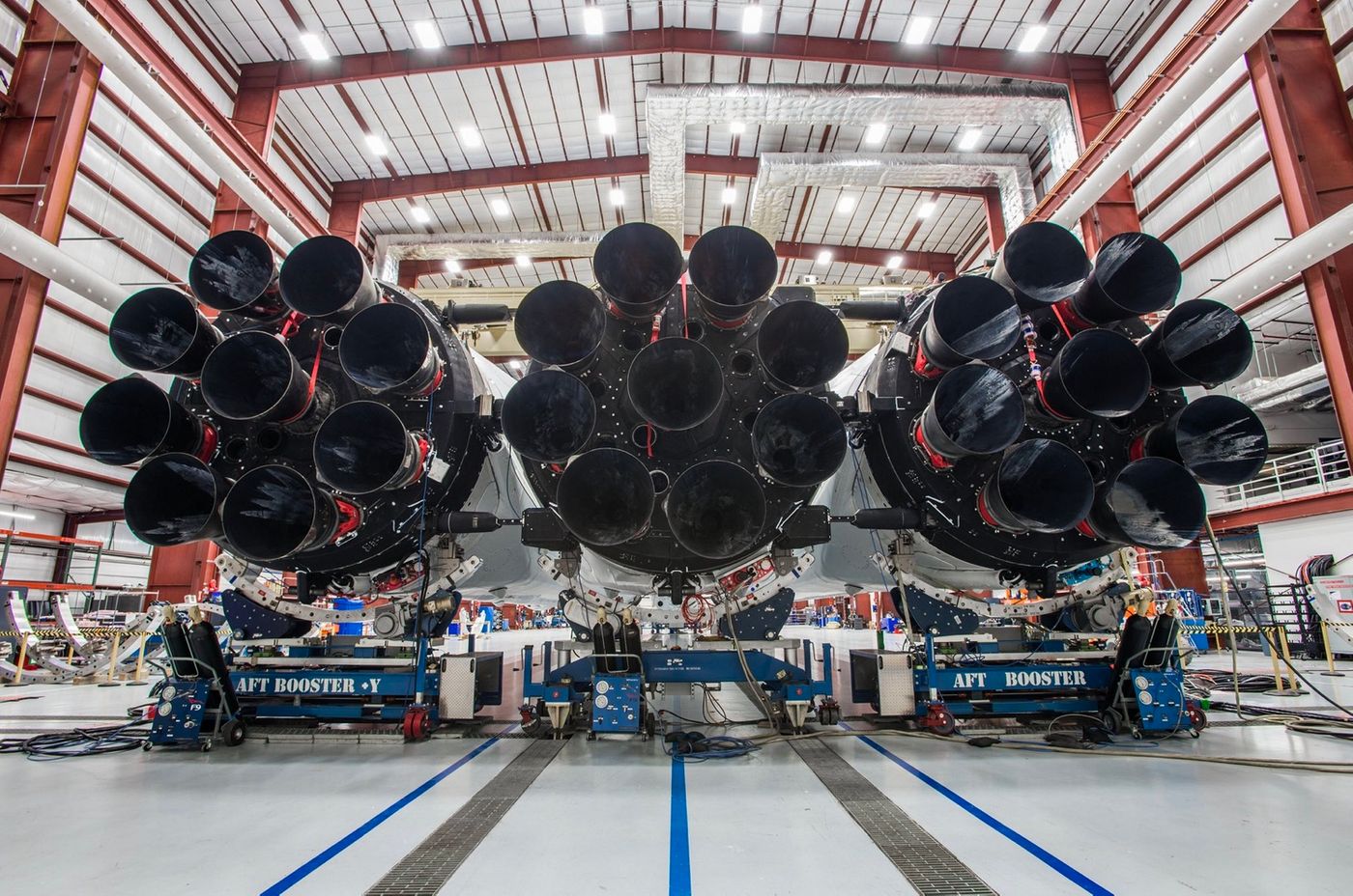 A look at the monstrously-large engines behind Falcon Heavy.