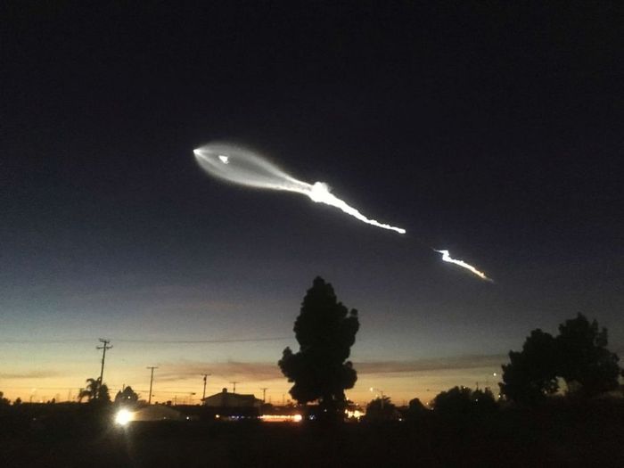 The Aerial Remnants of SpaceX's Most Recent Rocket Launch Explained Space