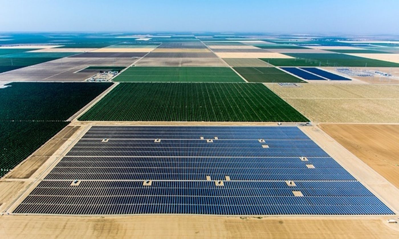 Westlands solar park in California's Central Valley