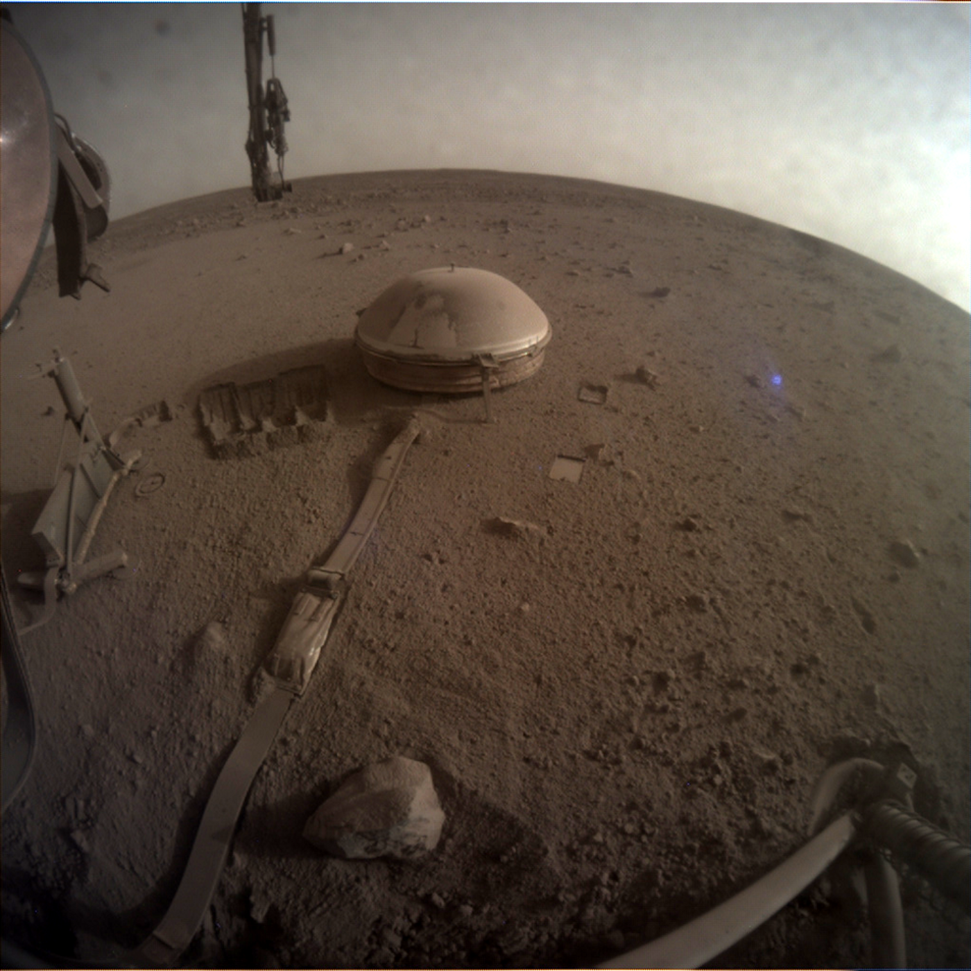 The last image InSight tweeted on December 19, 2022. Credit: NASA/JPL-Caltech