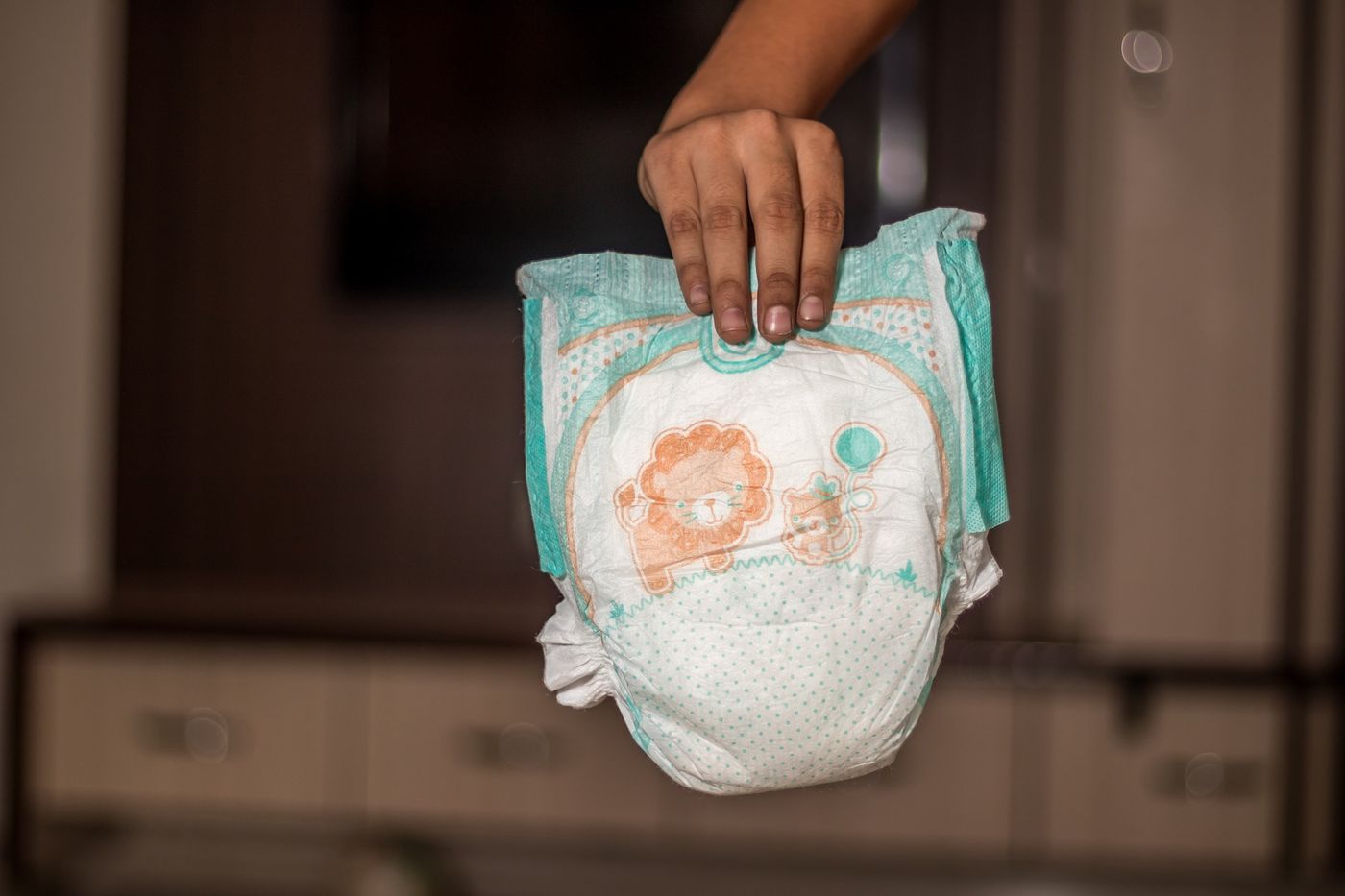 A disposable diaper (Pixabay)