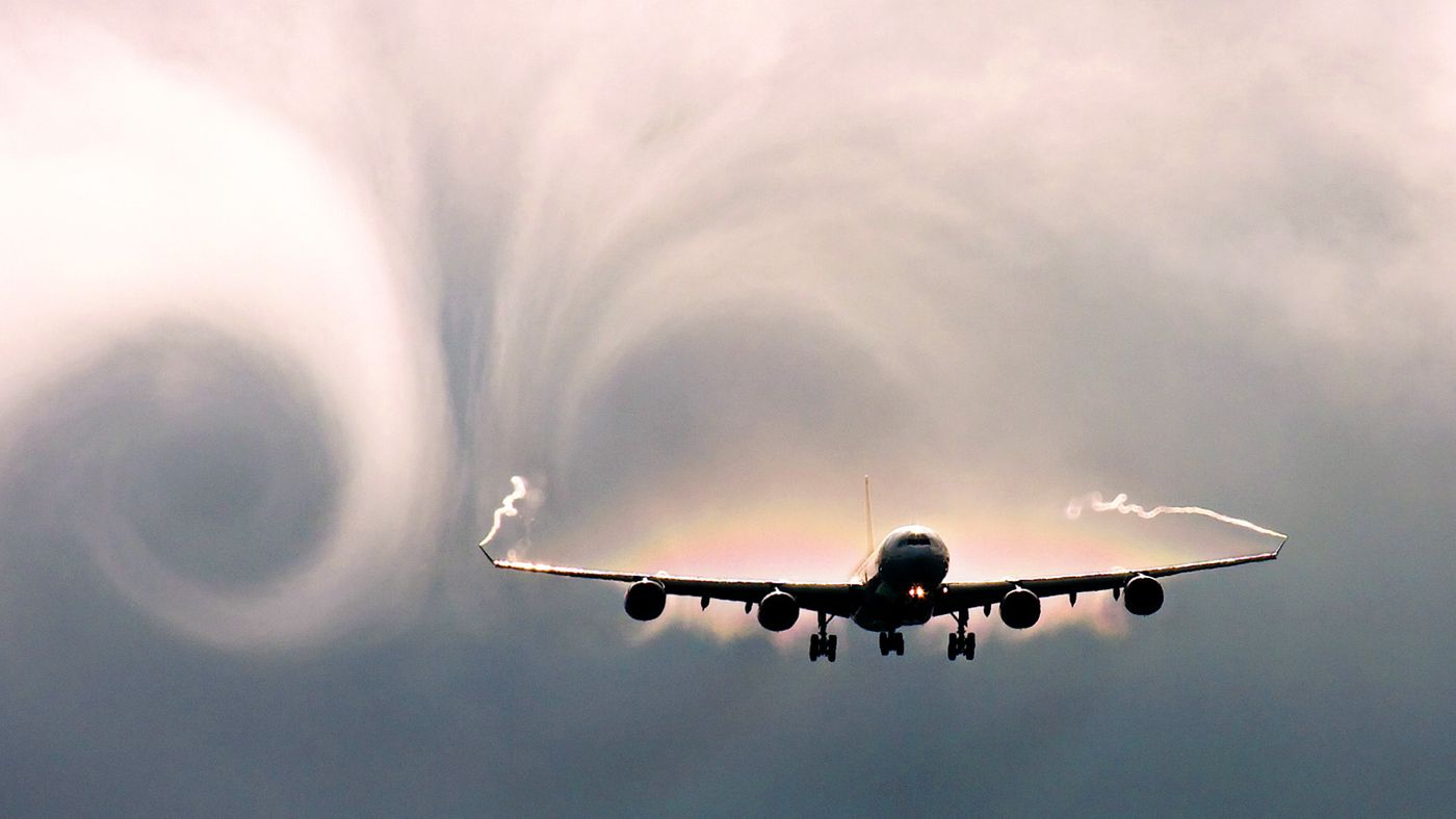 A dramatic visualization of air turbulence. Photo: BRG