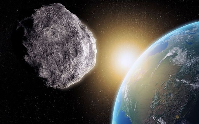 A massive asteroid dubbed 2014 JO25 is getting set to fly past the Earth within 4.6 lunar distances this month.