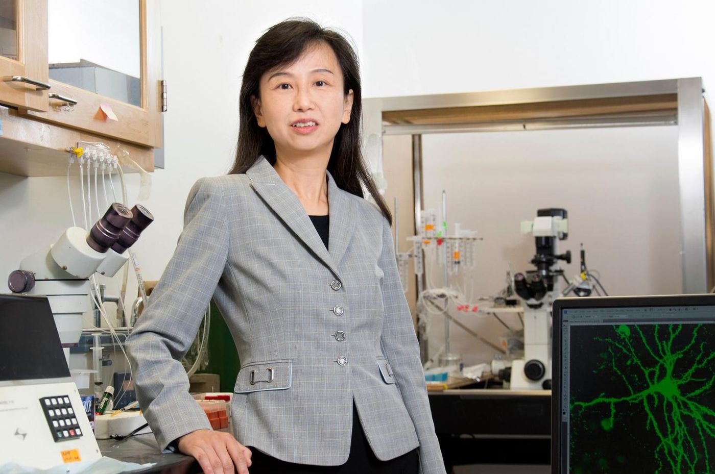Zhen Yan, PhD, professor, Department of Physiology and Biophysics, has founded a startup company based on the promising results. / Credit: Sandy Kicman/University at Buffalo