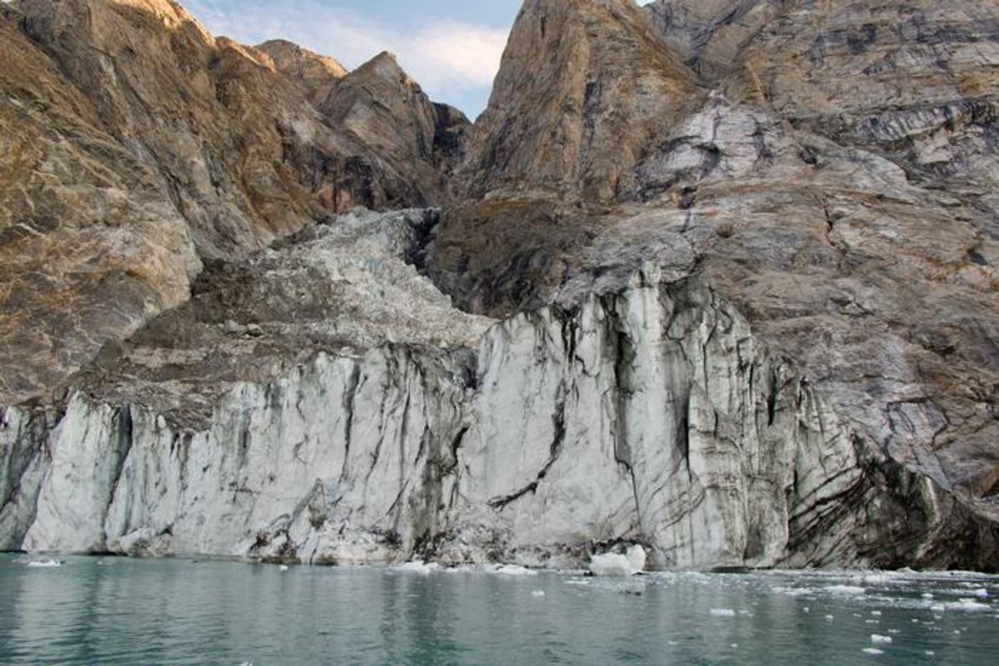 'Before' image of landslide site taken on Aug. 12, 2023  / Credit: Søren Rysgaard