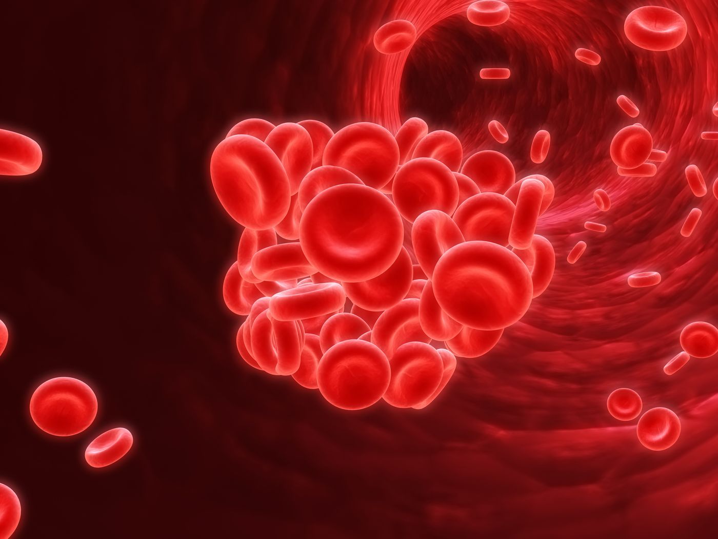 An artistic rendering of a blood clot. Source: Harvard Health Publications - Harvard University