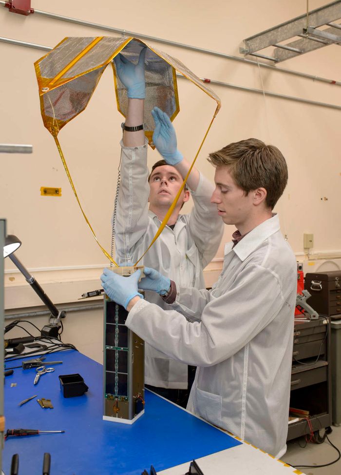 Engineers build and test an Exo-Brake module in the lab.
