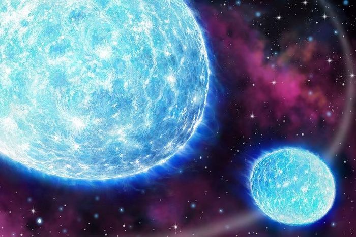 The Iota Orionis binary system exhibits a 'heartbeat' as the two stars get closer to one another in their elliptical orbit.
