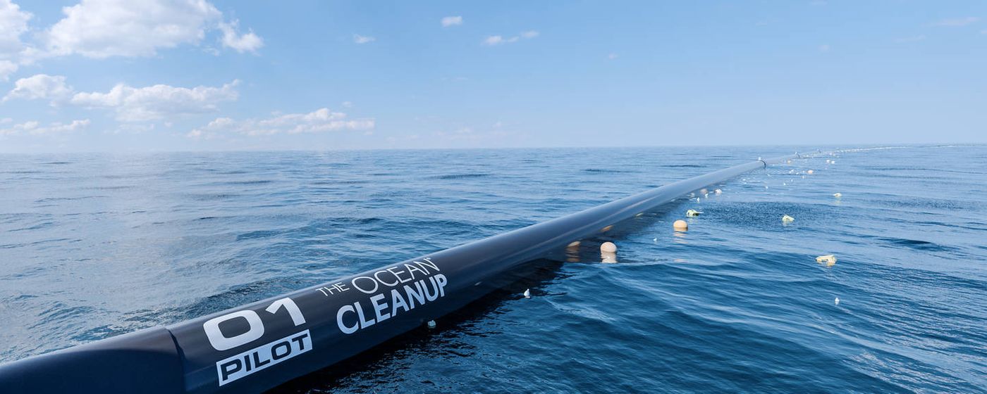 System 001. Photo: The Ocean Cleanup