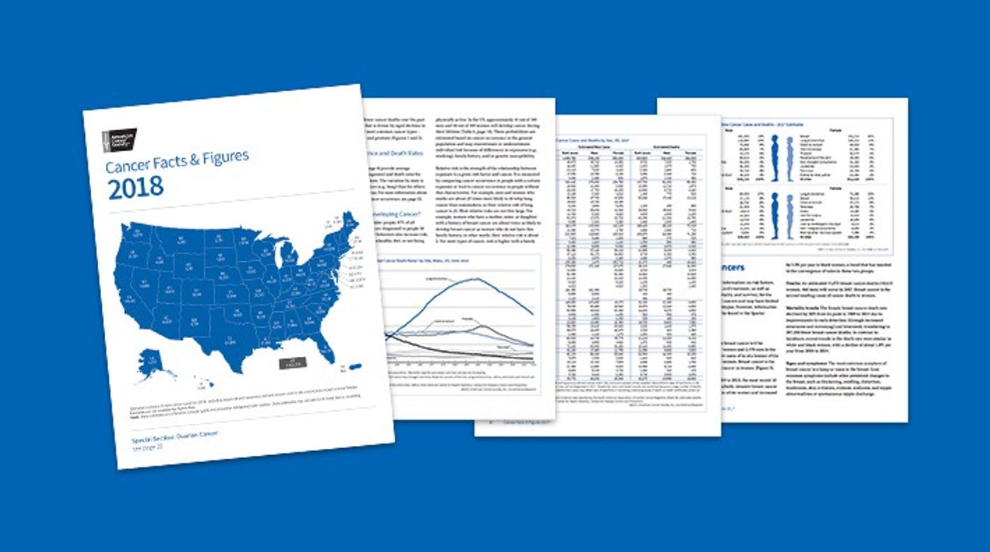 Cancer Facts and Figures 2018 illustration, credit: ACS