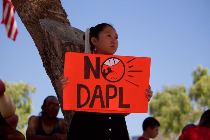 Hundreds in Phoenix Rally in Solidarity with Dakota Access Pipeline Protesters. Photo: Phoenix New Times