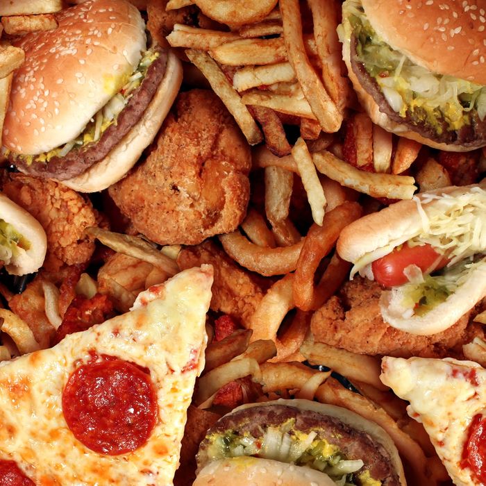Processed foods rich in saturated fat have become a major part of the American diet. 