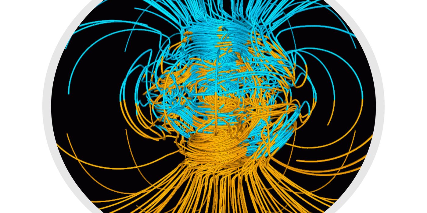 Model of Earth's Geodynamo (US DoE/Wikimedia Common)