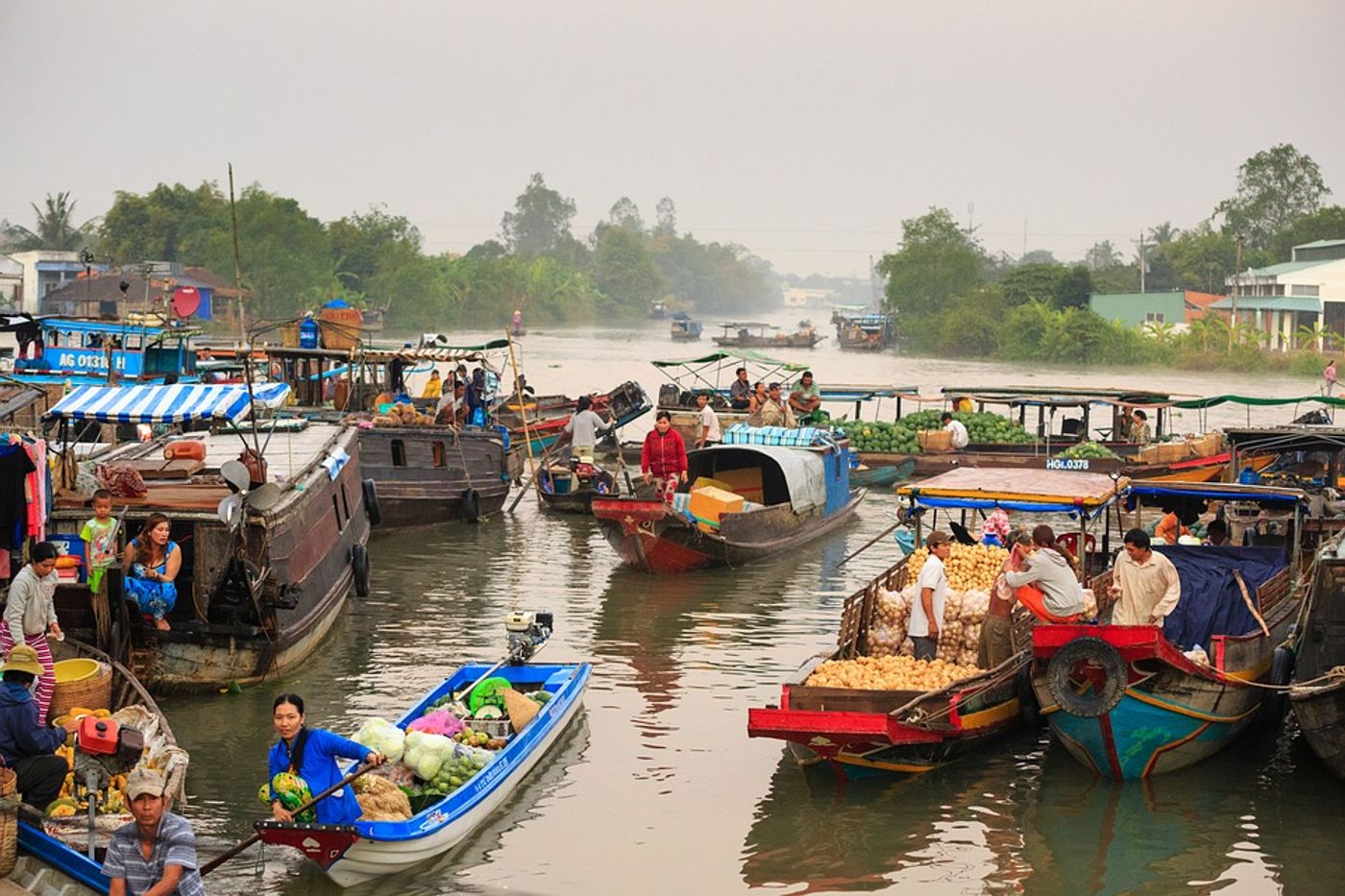 The Mekong River Delta supports 18 million people. Photo: Pixabay