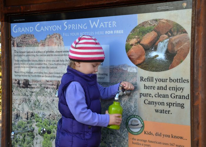 Water bottle filling stations are part of the campaign to go plastic-bottle-free in National Parks. Photo: GrindTV