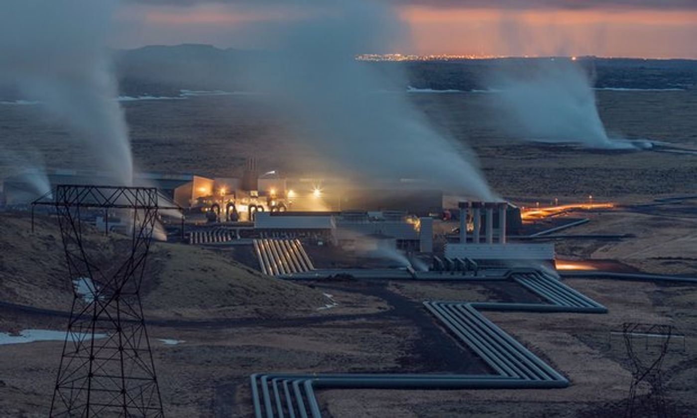Hellisheiði geothermal plant, Iceland. Photo: Pedro Alvarez for the Observer