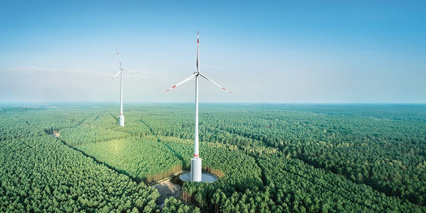 turbine in Gaildorf, credit: Max Bögl Wind AG