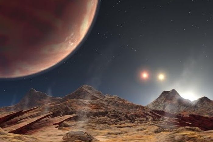 Researchers are monitoring a triple star system with a hot Jupiter-like planet inside of it.