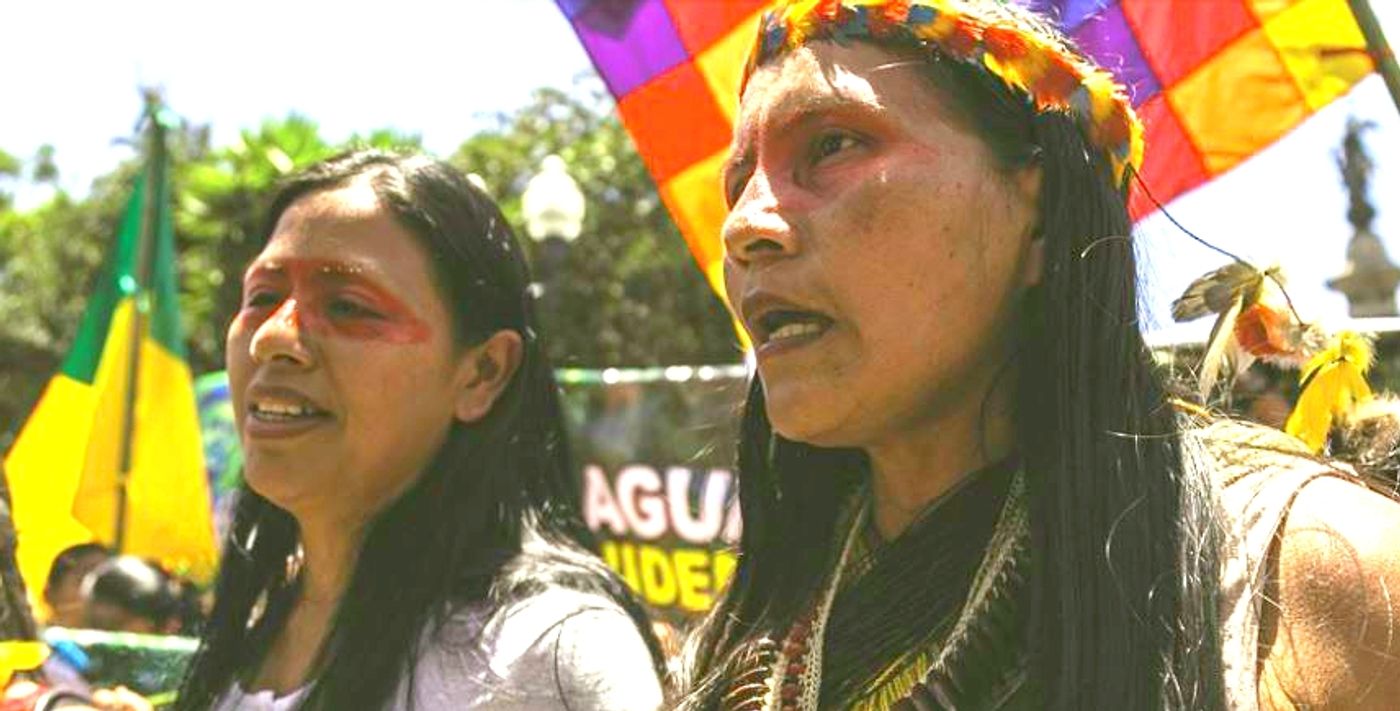 Indigenous Women Protest, credit: Jonatan Rosas, Mongabay