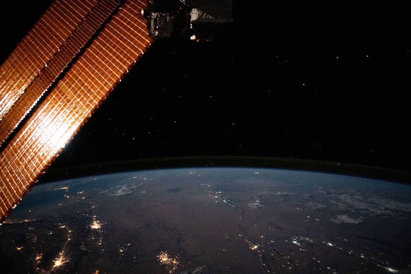 An image taken from the ISS / Credit: NASA