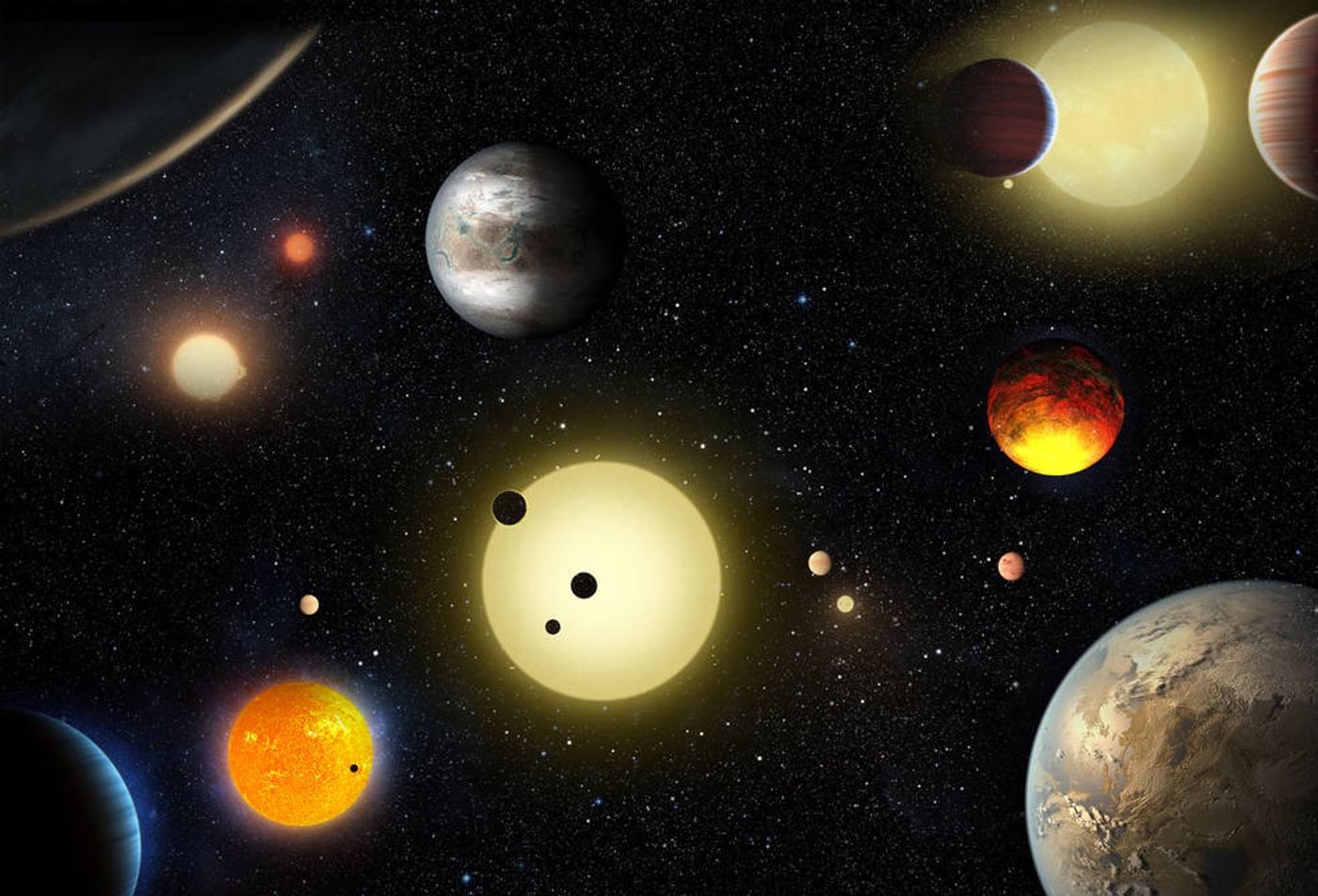 NASA announces that the Kepler mission has found over 1,284 exoplanets throughout the galaxy.