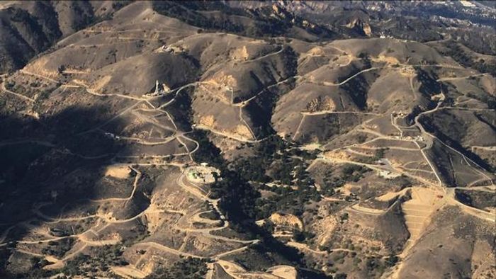 Aliso Canyon, as seen from above. Photo: LA Times