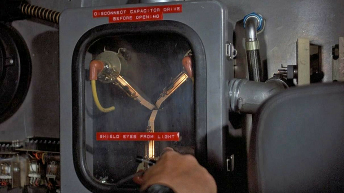 The Flux Capacitor in "Back to the Future" (Universal Pictures)