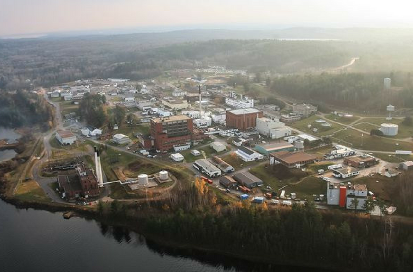 The National Research Universal Reactor at Chalk River. Credit: Canadian Nuclear Laboratories