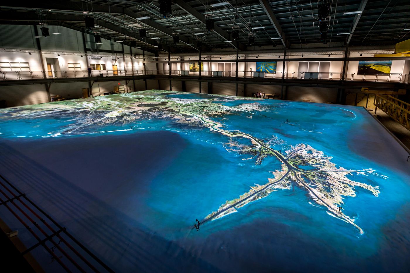 LSU's model of the Mississippi delta. Photo: WWNO