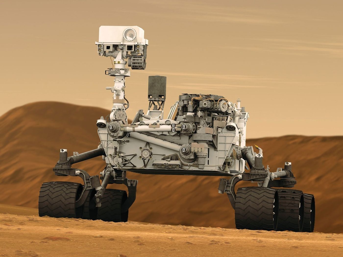 NASA's Curiosity rover is equipped to handle Mars exploration.