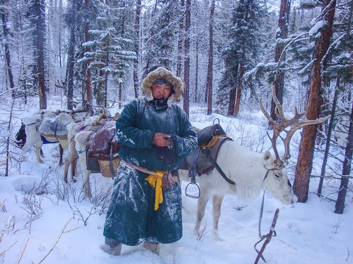 Tumursukh, who manages three parks covering more than 3 million acres in Mongolia, following a park patrol. Photo by Unudelgerekh Batkhuu, Mongol Ecology Center 