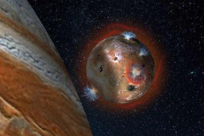 Io reportedly loses its atmosphere when eclipsed by Jupiter.