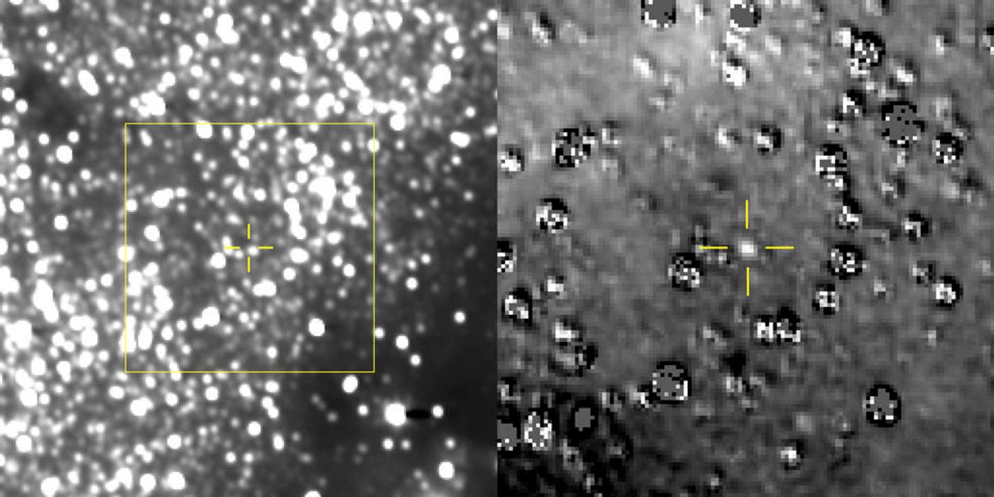 An image of Ultima Thule captured by New Horizons' LORRI instrument.