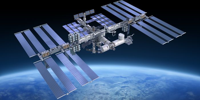 The International Space Station has been met with a supply spacecraft on Wednesday.