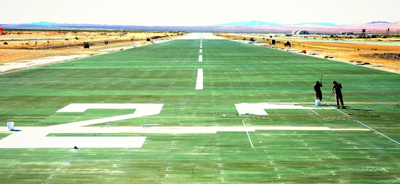 Runway painting, credit: Julio McGraw