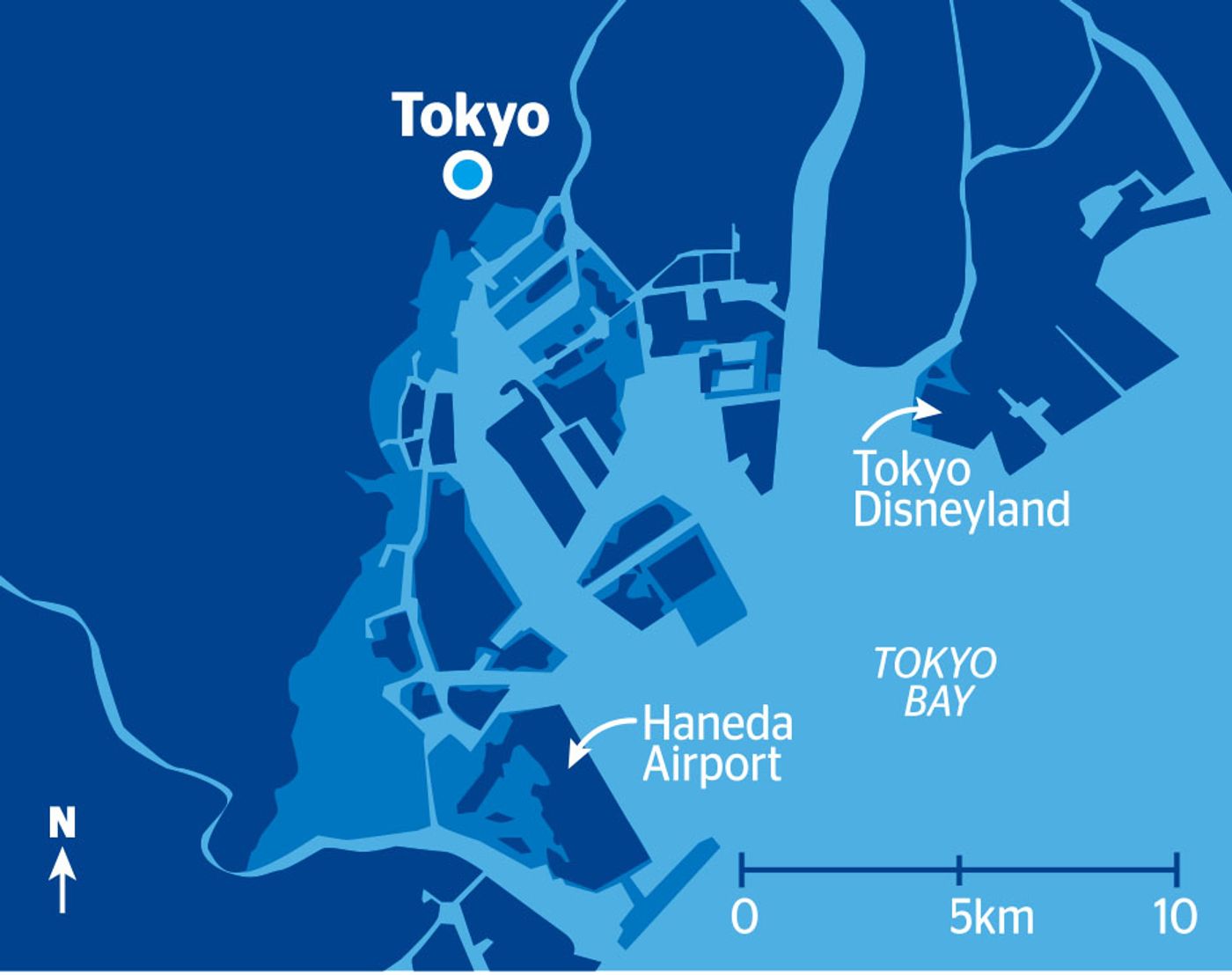 Sea level rise will greatly impact Tokyo. Photo: The Japan TImes