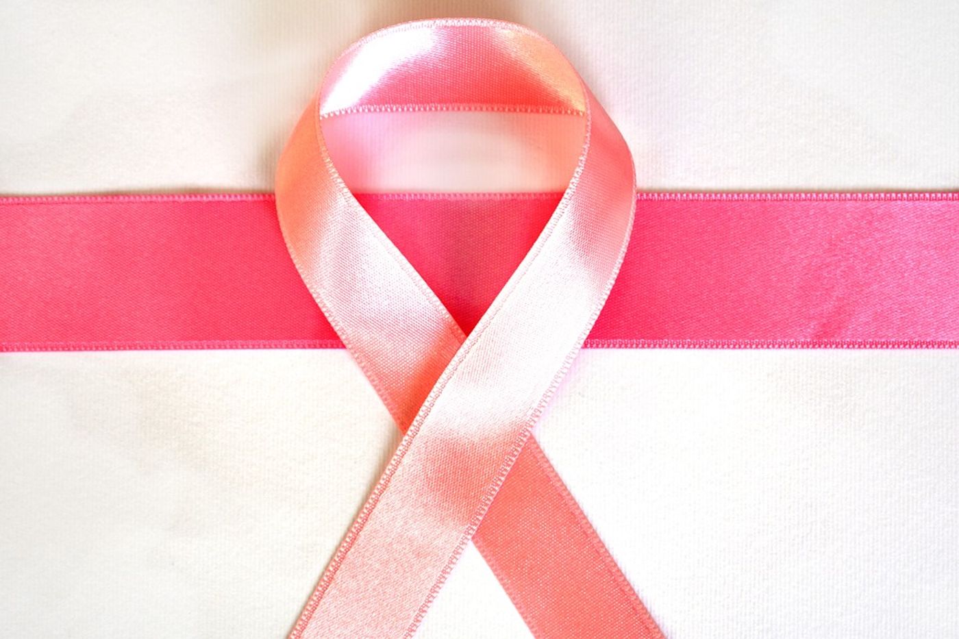 Breast cancer ribbon, credit: public domain