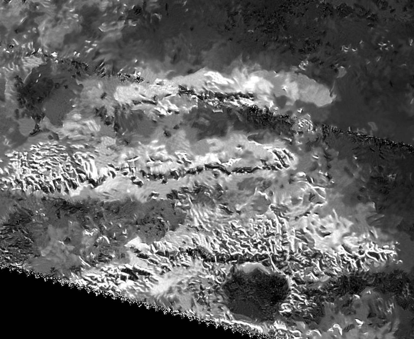 NASA says a peak in the Mithrim Montes on Titan is the tallest on the entire moon.