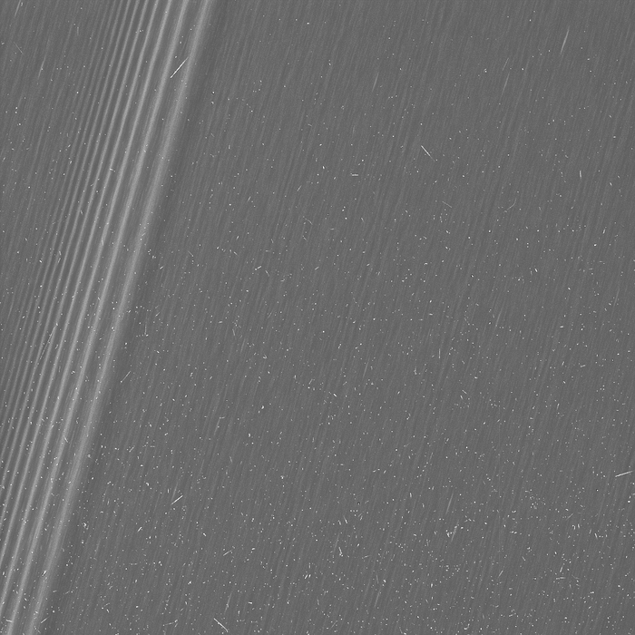 A deeper look at Saturn's A ring reveals the small straw and pinwheel structures.