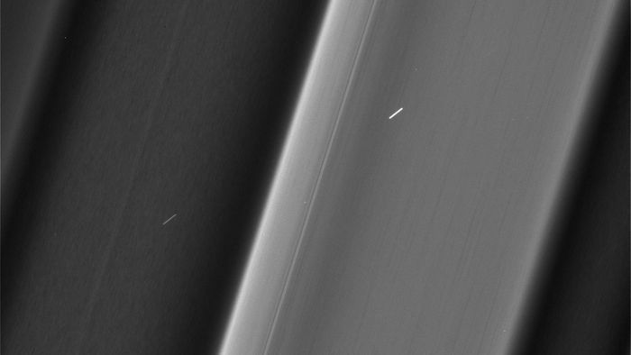 Close-up images of Saturn's C ring are some of the highest-resolution images ever taken.