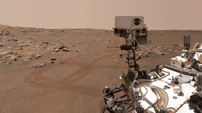 NASA's Perseverance Mars Rover selfie. (Credit: NASA/JPL-Caltech/Malin Space Science Systems)