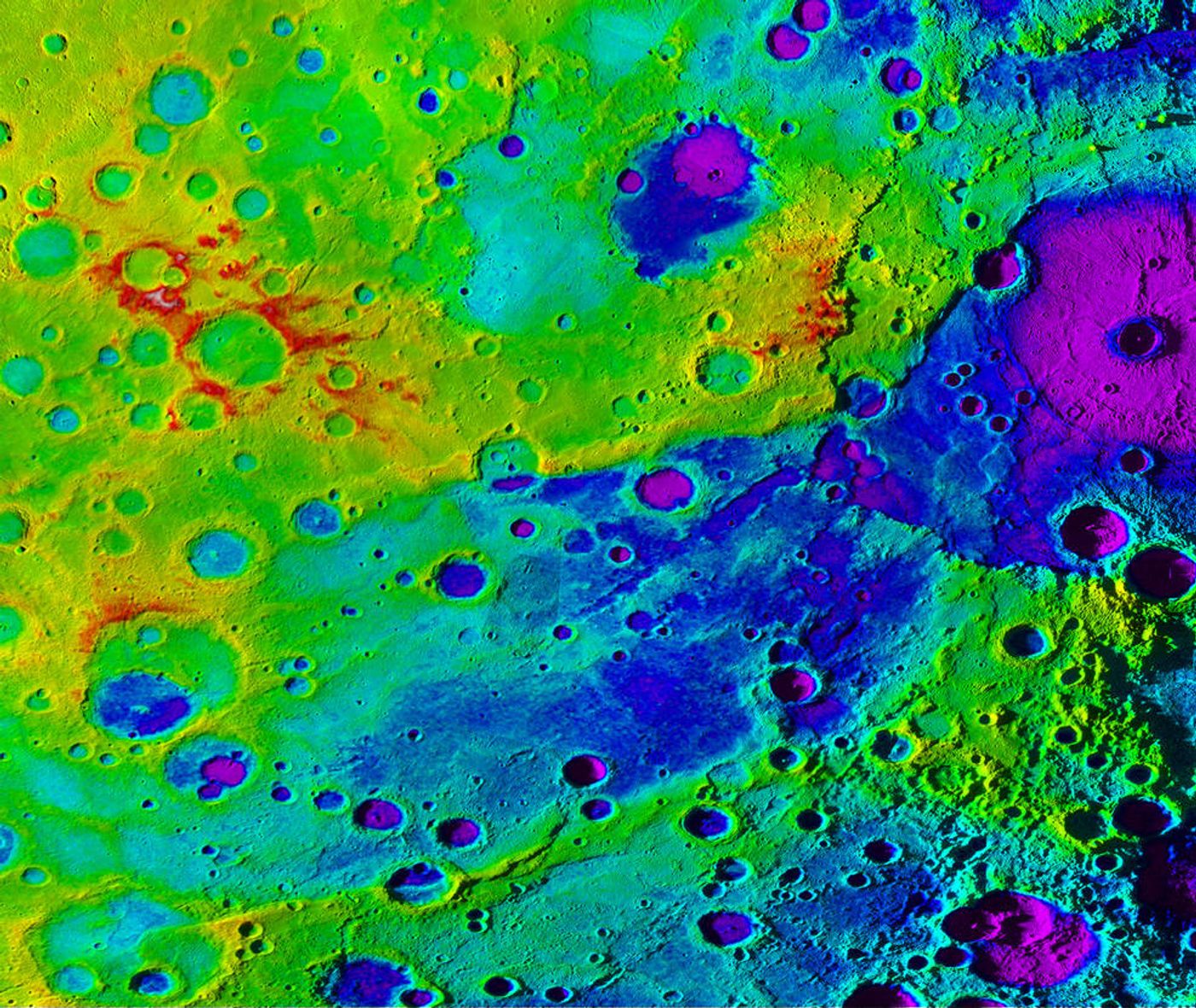 Mercury's Great Valley is reportedly the result of planetary shrinking.