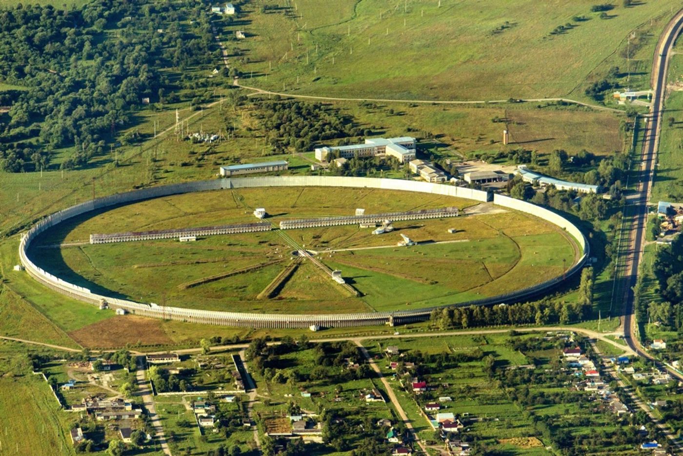 RATAN-600 is an oddly-shaped Russian facility for monitoring radio signals from space.