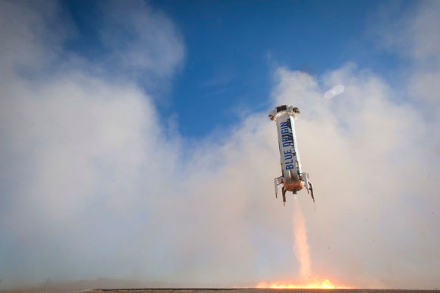 Blue Origin has landed its New Shepard rocket for the third time in a row.