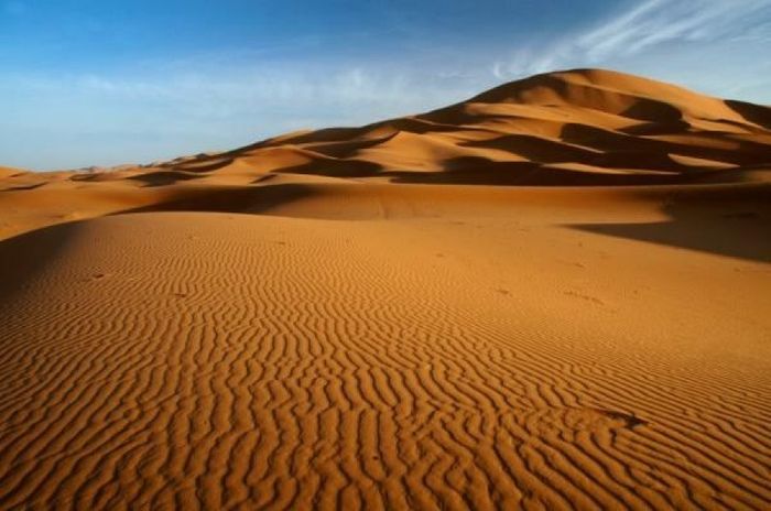 The Sahara Desert was once lush and green, quite a contrast from its current state. Photo: ScienceDaily