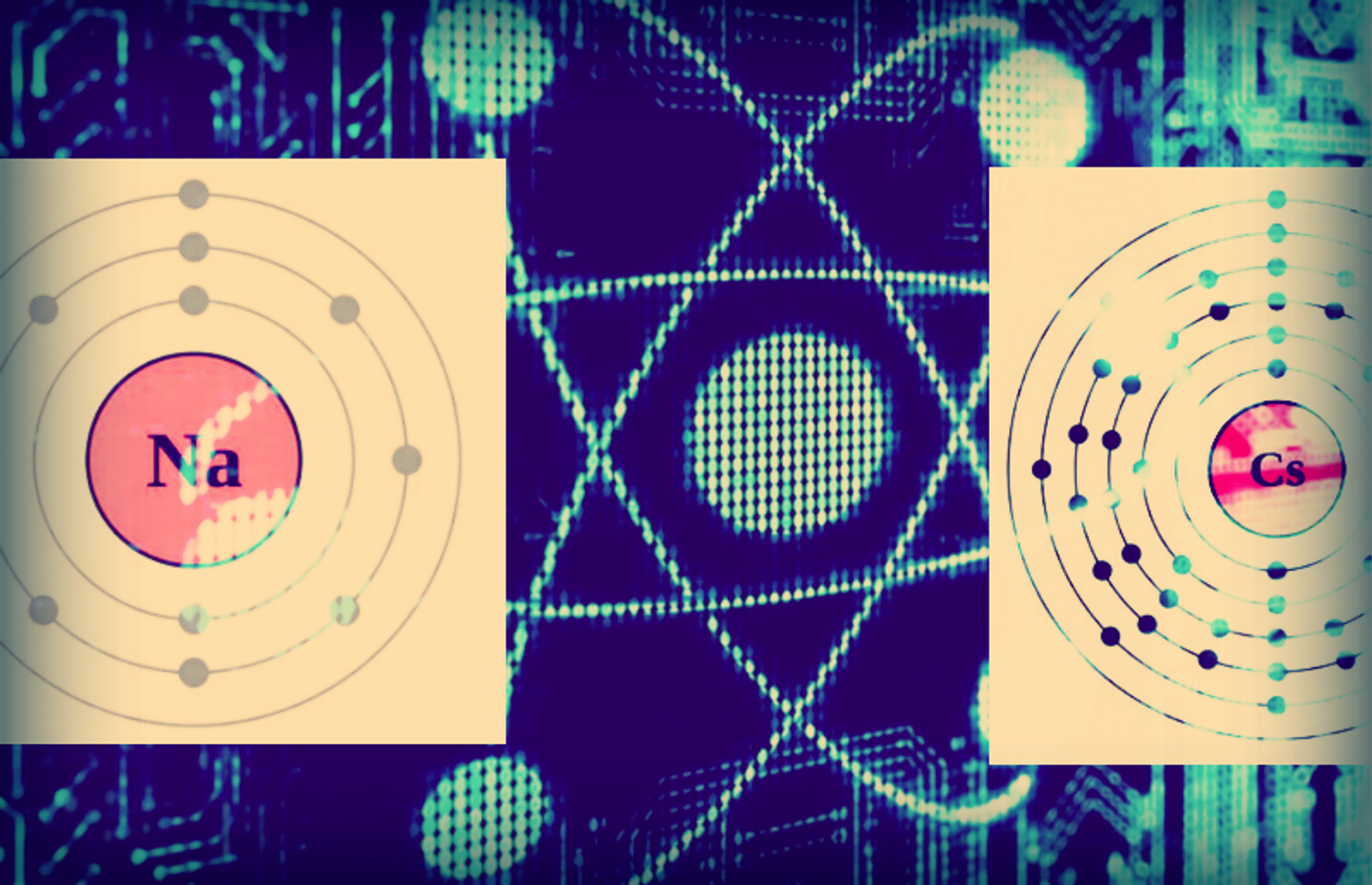 collage, cesium and sodium, public domain, quantum computing illustration, credit: bestepebloggers.com